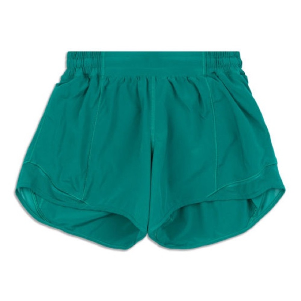 Lululemon Hotty Hot shorts, emerald green, size 4, 4 in inseam